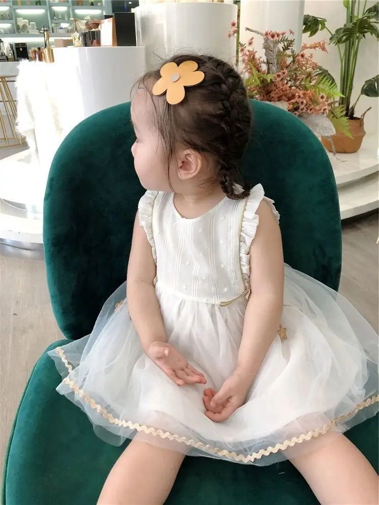 Baby Gauze Skirt 2023 Summer Dress for Girls — feature 7