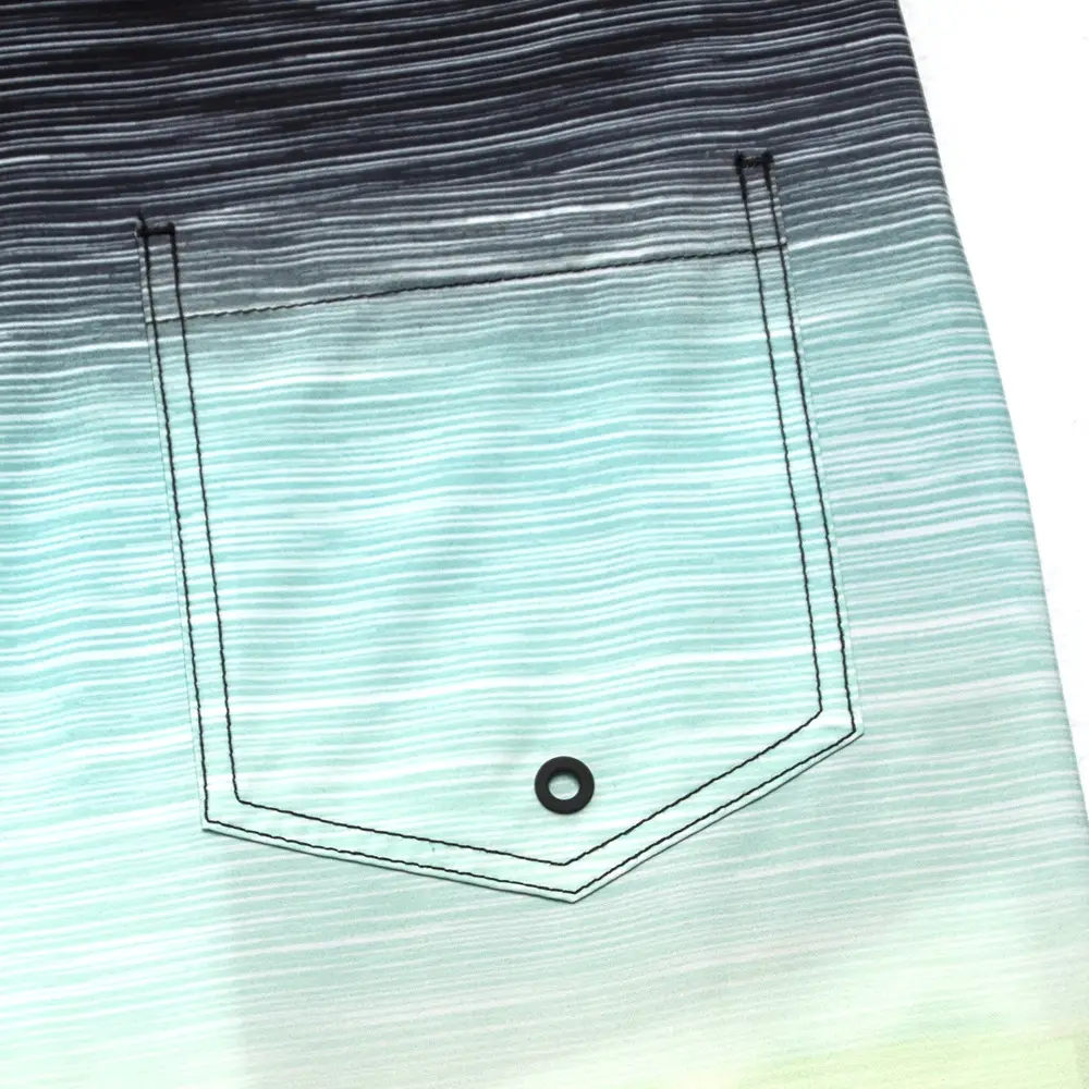 Men's Waterproof Gradient Shorts Blue Green — feature 11