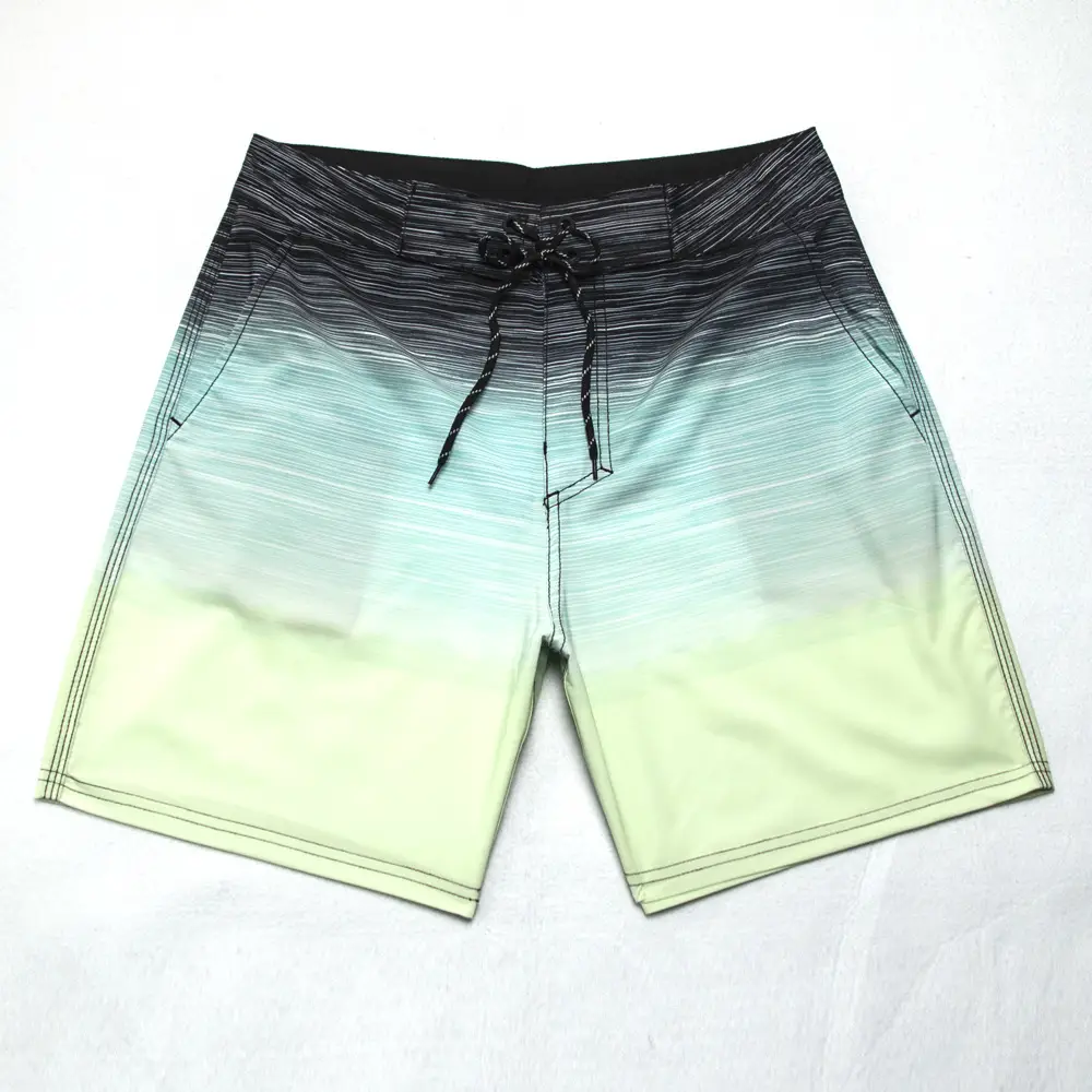 Men's Waterproof Gradient Shorts Blue Green — feature 5