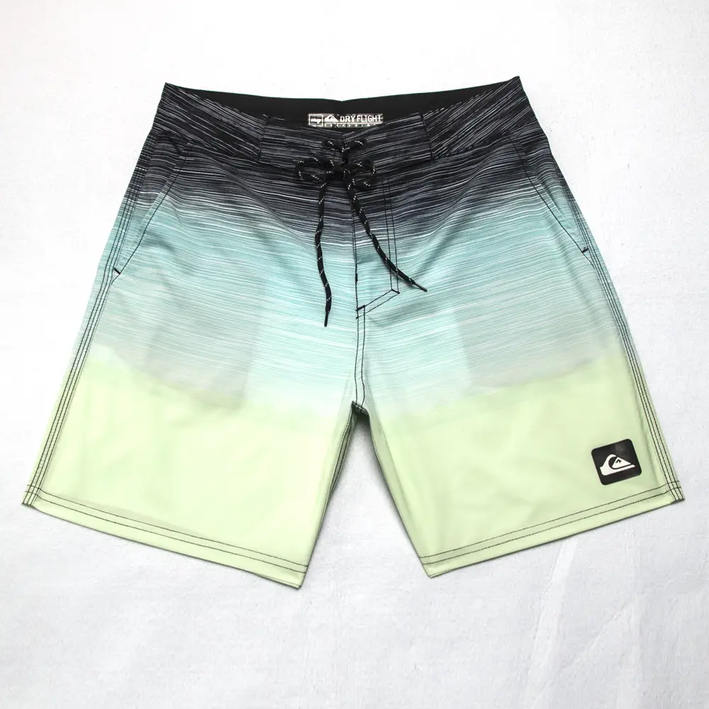 Men's Waterproof Gradient Shorts Blue Green — feature 6