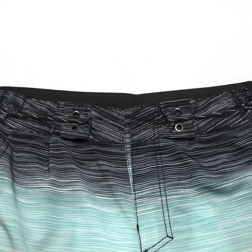 Men's Waterproof Gradient Shorts Blue Green — feature 9