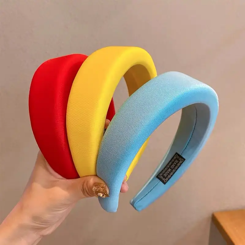 Korean Dongdaemun Hair Bands Solid Color Wide Brim - Image 19