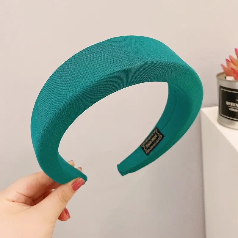 Korean Dongdaemun Hair Bands Solid Color Wide Brim - Image 10