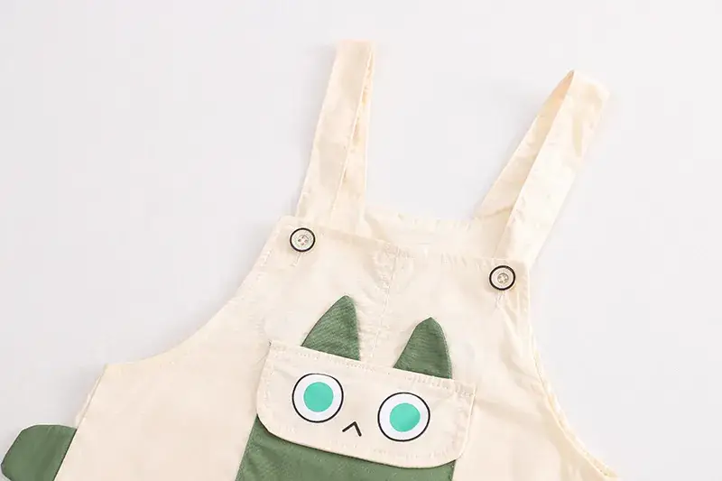 Baby Split Striped Overalls Suit One Year Old — feature 14