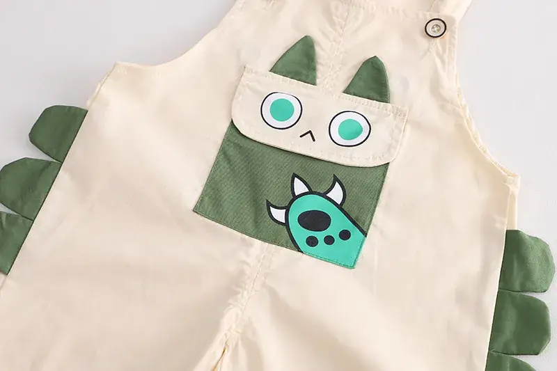Baby Split Striped Overalls Suit One Year Old — feature 17