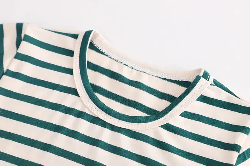 Baby Split Striped Overalls Suit One Year Old — feature 9