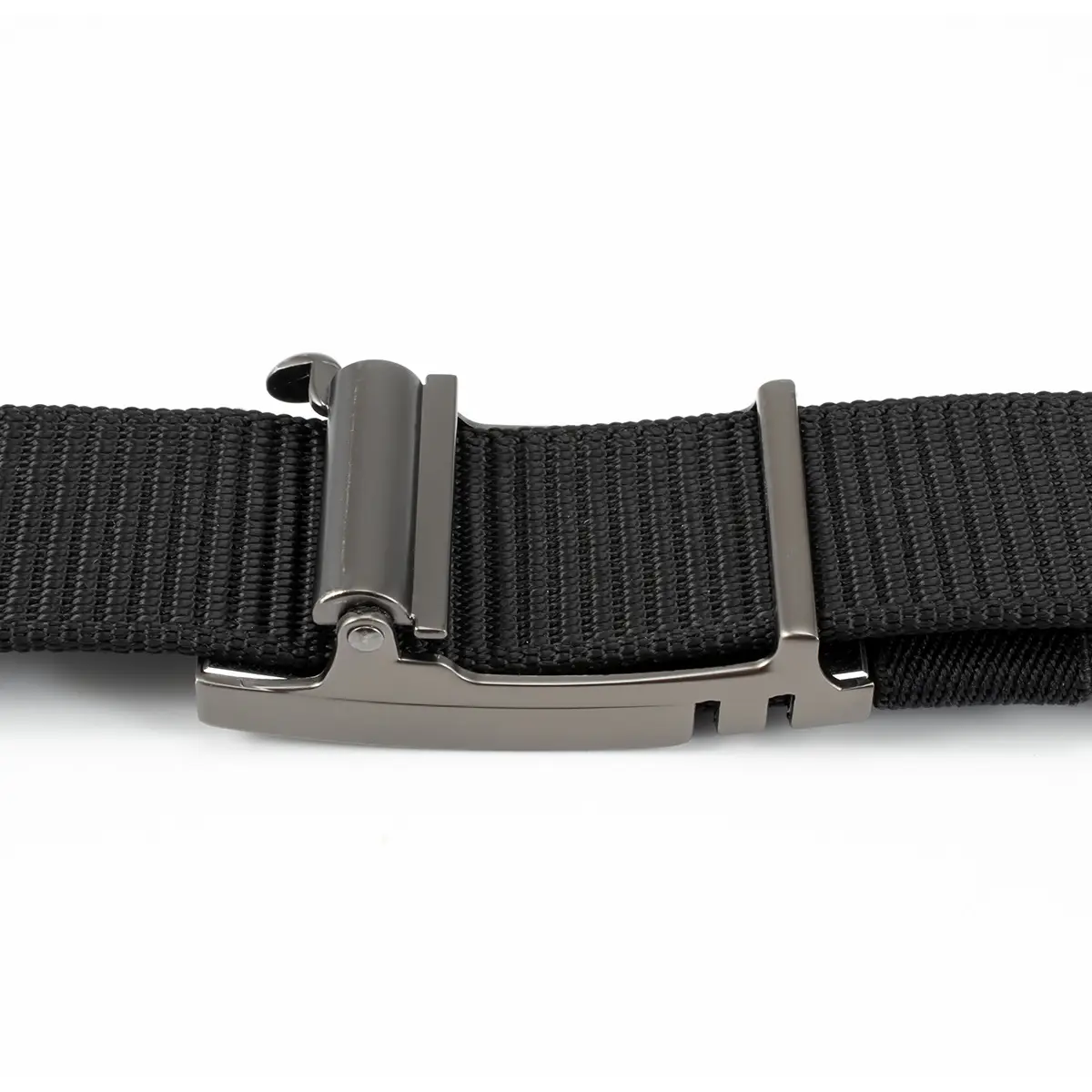 Men's Navy Canvas Belt with Automatic Buckle - Image 10