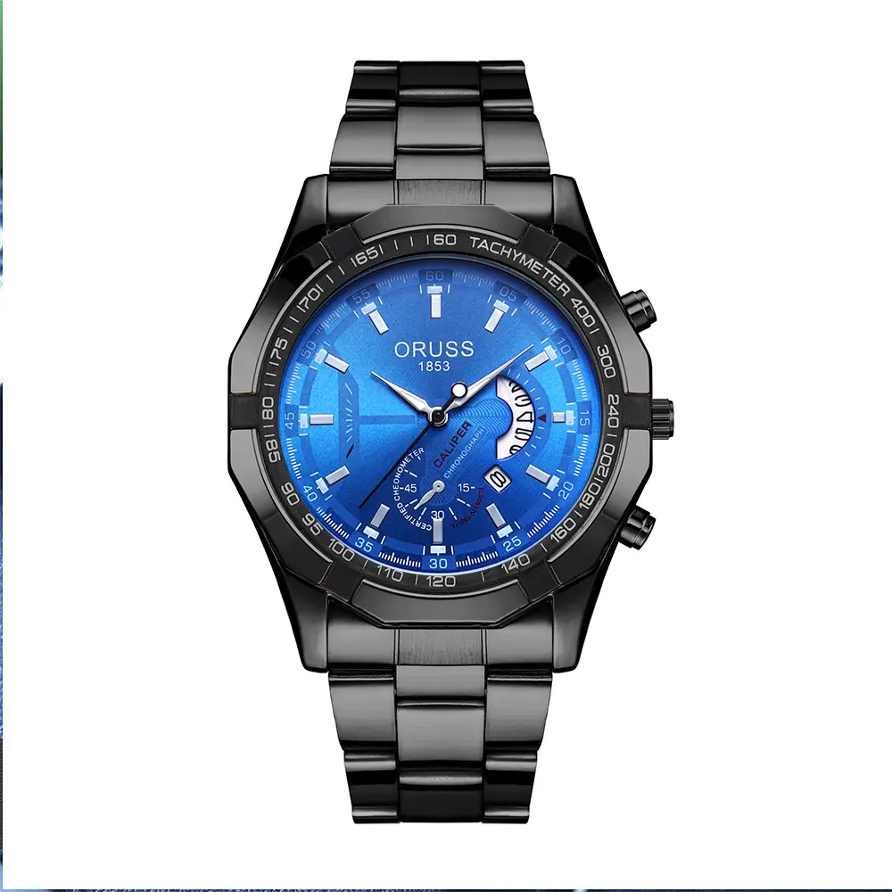 A generation of automatic movement watch men's calendar waterproof luminous non-mechanical watch large dial cross-border new