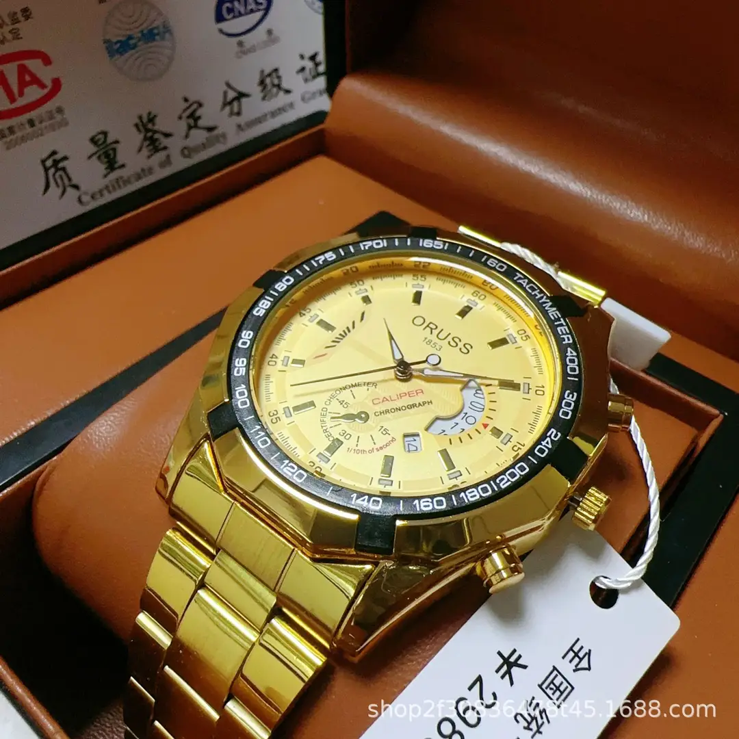 A generation of automatic movement watch men's calendar waterproof luminous non-mechanical watch large dial cross-border new — feature 12