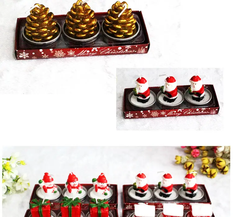 Christmas Santa Candle Set 59g Decorative Gift — feature 8