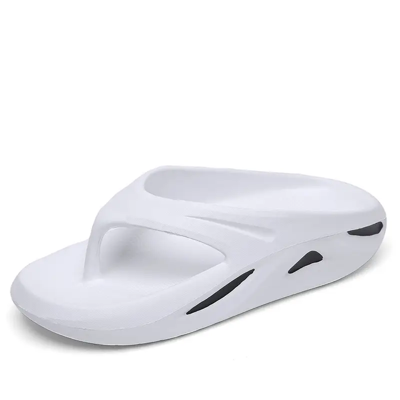 2023 Men's White Cross-border Flip-flops Large Size