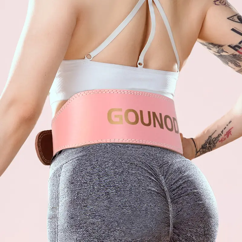 Men & Women Fitness Squat Belt Hard Pull Weightlifting Pu Leather — feature 19