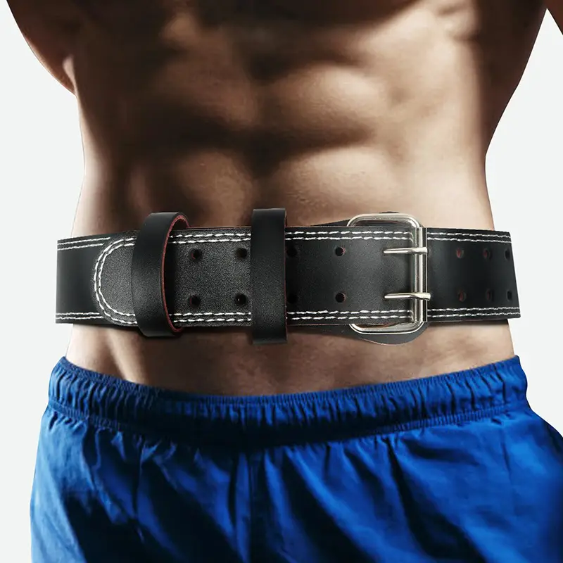 Men & Women Fitness Squat Belt Hard Pull Weightlifting Pu Leather — feature 3