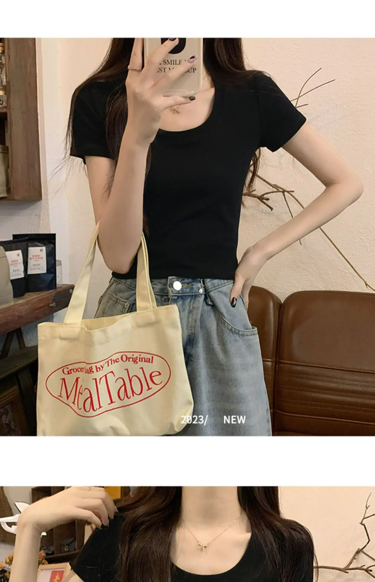 Women Summer Cotton Striped Top & Waistband Set — feature 12