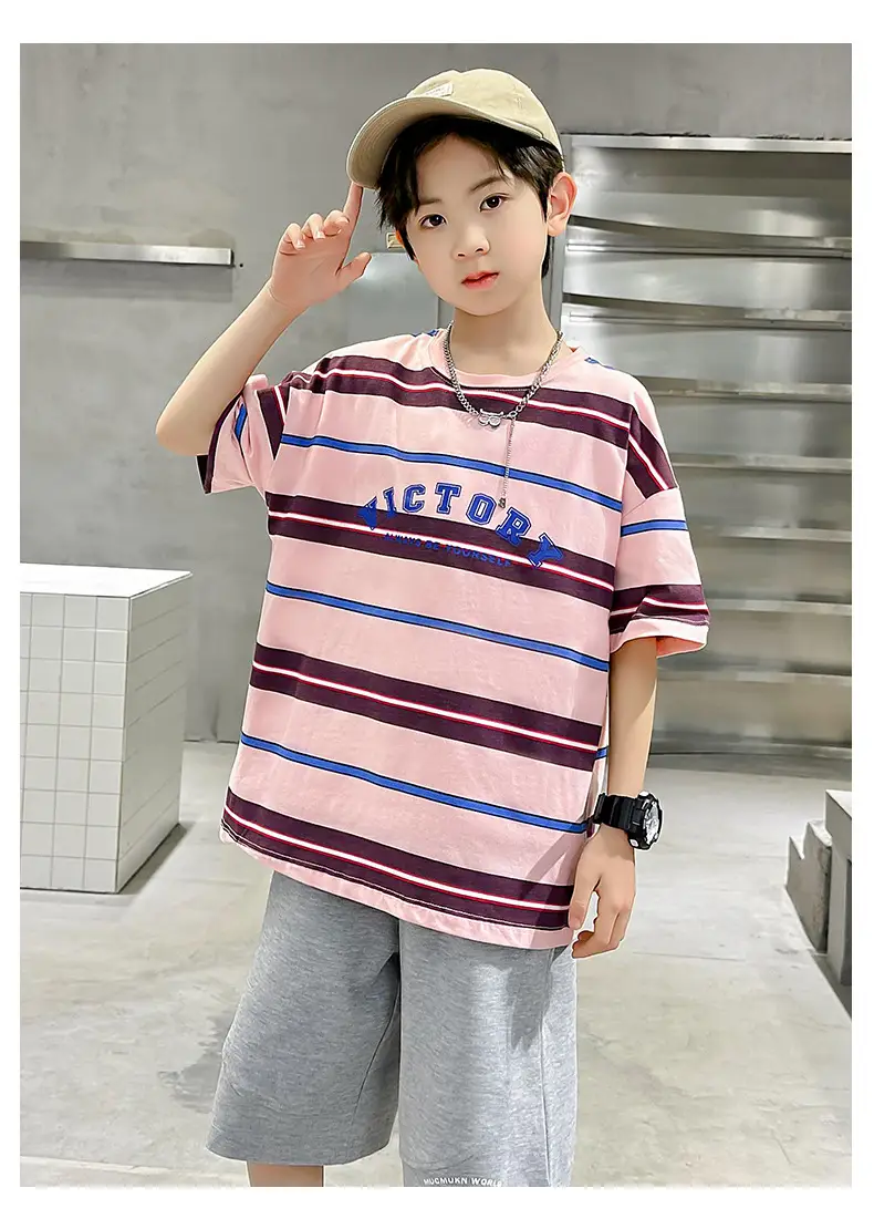 Kids Black Elephant Print T-Shirt Summer 2024 Medium Large — feature 21