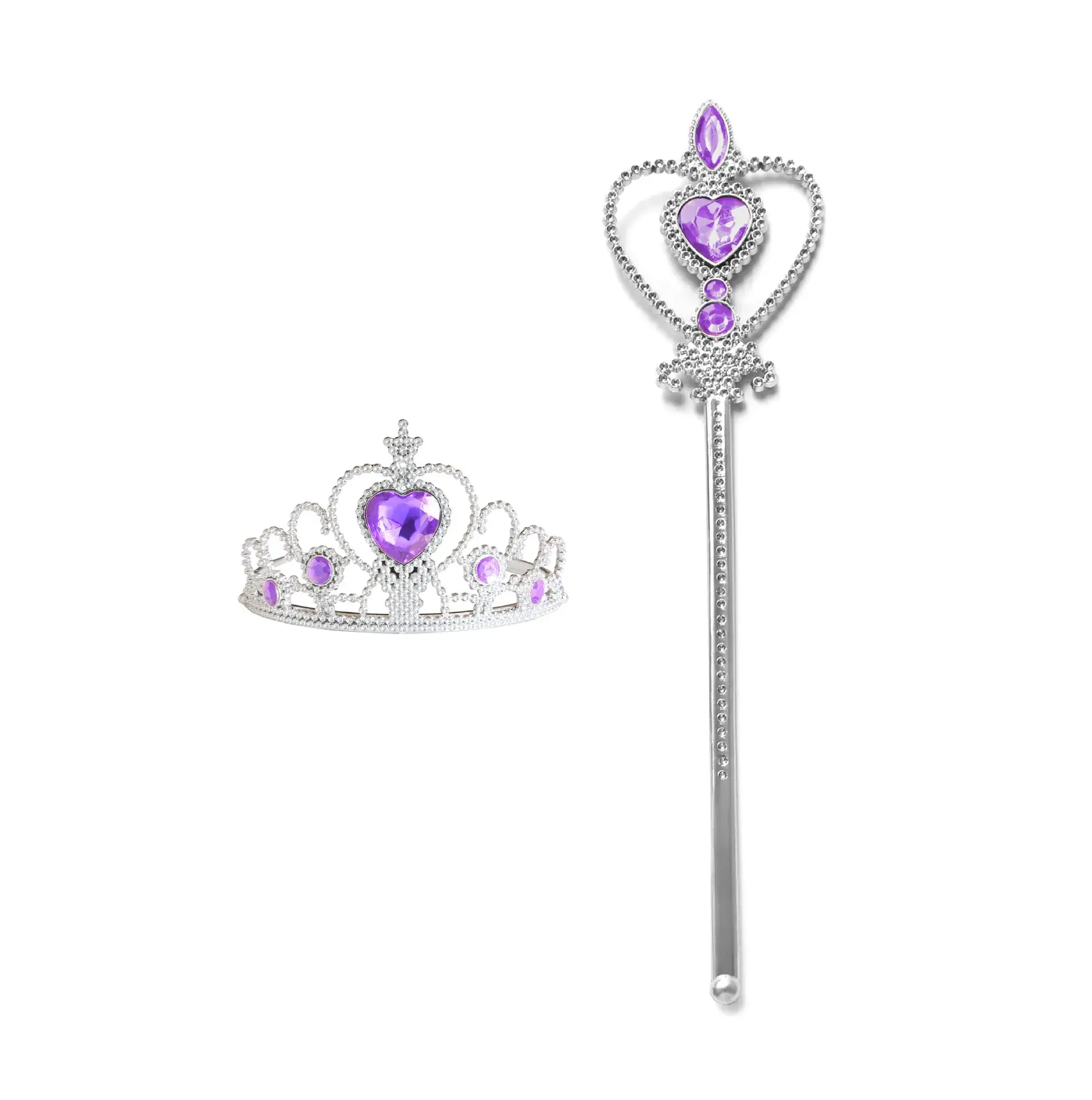 Purple Crystal Rapunzel Dress Mesh Bow Gown - Image 10