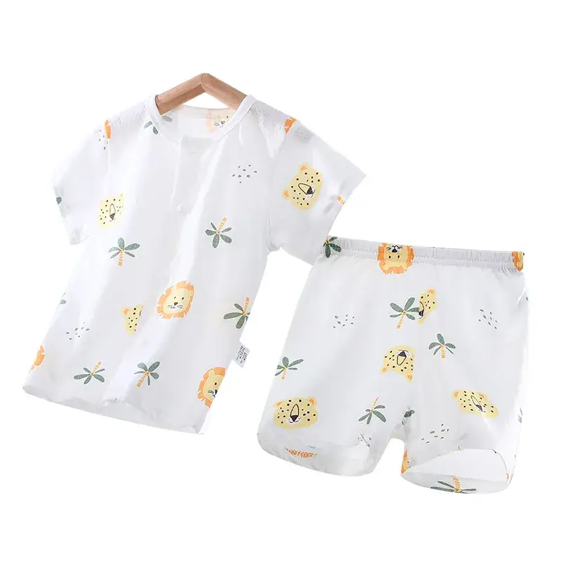 Baby Short Sleeve Suit Cotton Summer Wear