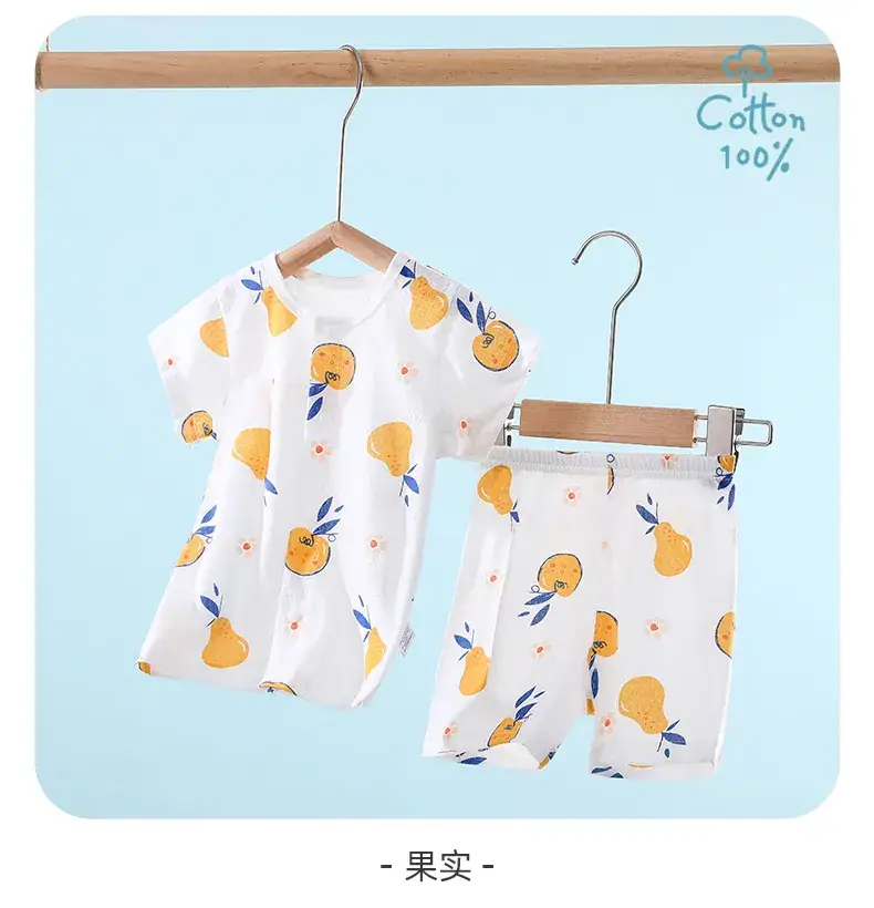 Baby Short Sleeve Suit Cotton Summer Wear — feature 16