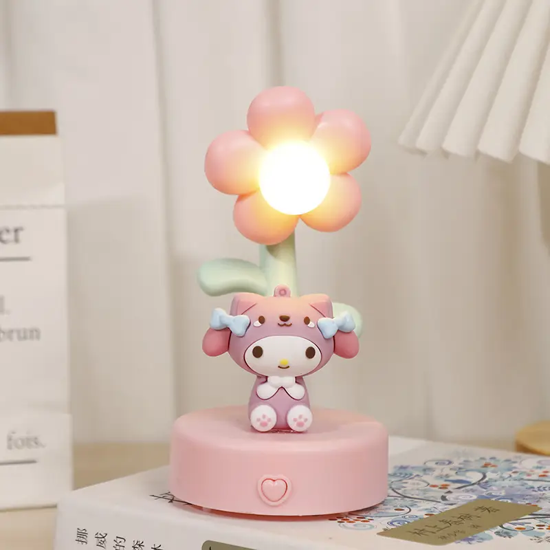 Sunflower Night Light for Kids with LED Glow
