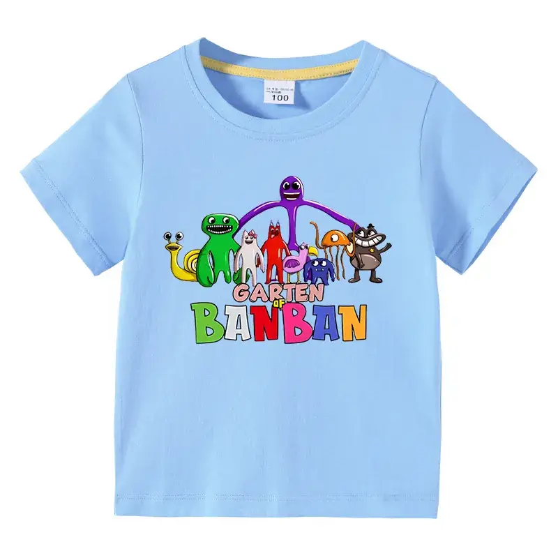 Korean Style Baby T-Shirt White 100 Cotton Summer Boys Girls