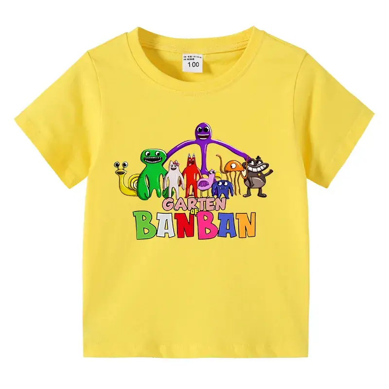 Korean Style Baby T-Shirt White 100 Cotton Summer Boys Girls