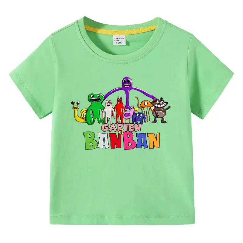 Korean Style Baby T-Shirt White 100 Cotton Summer Boys Girls