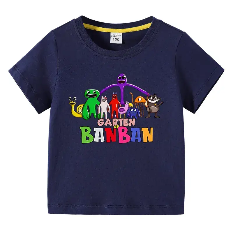 Korean Style Baby T-Shirt White 100 Cotton Summer Boys Girls
