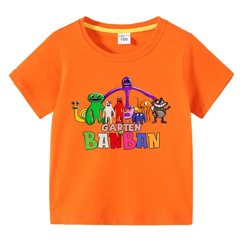 Korean Style Baby T-Shirt White 100 Cotton Summer Boys Girls