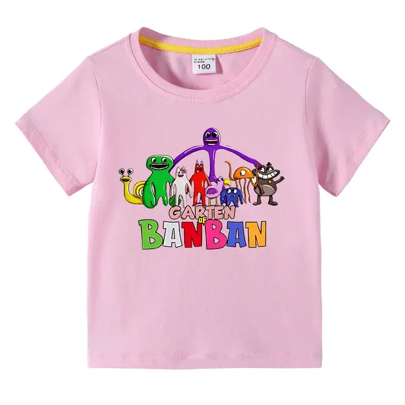 Korean Style Baby T-Shirt White 100 Cotton Summer Boys Girls