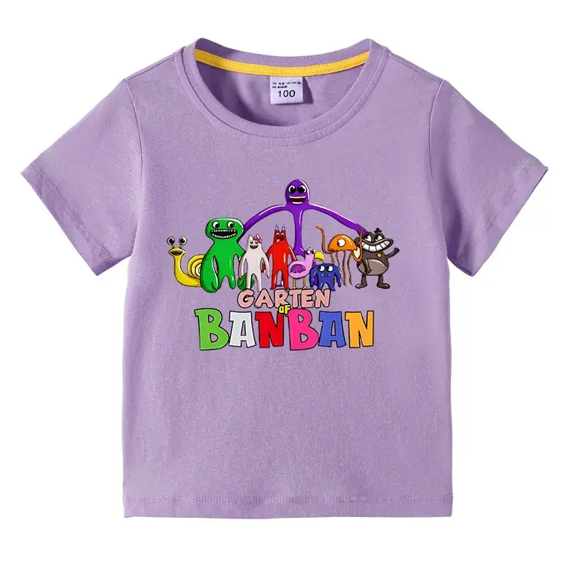 Korean Style Baby T-Shirt White 100 Cotton Summer Boys Girls