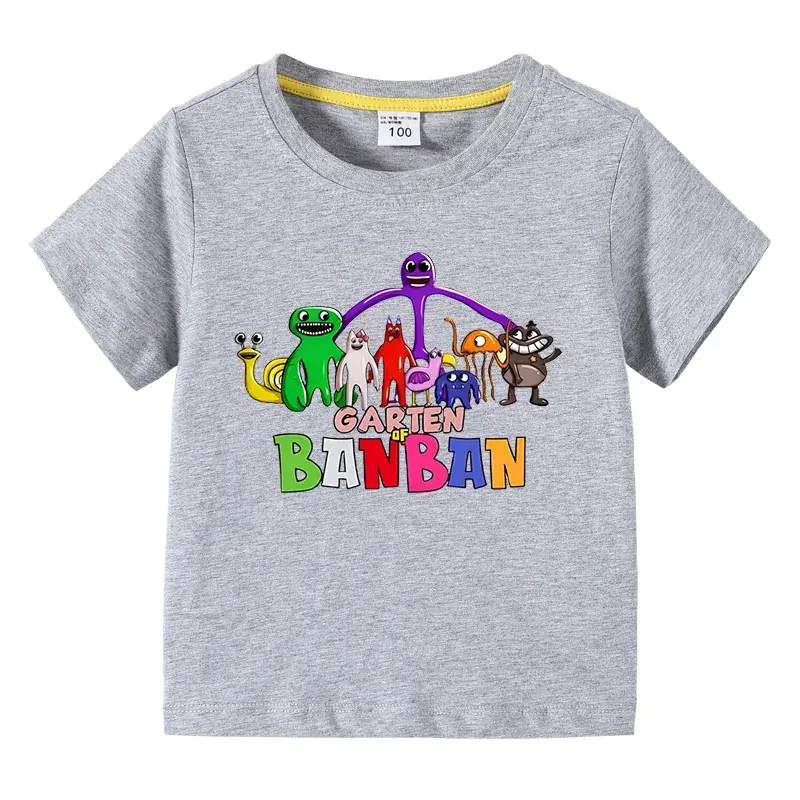 Korean Style Baby T-Shirt White 100 Cotton Summer Boys Girls