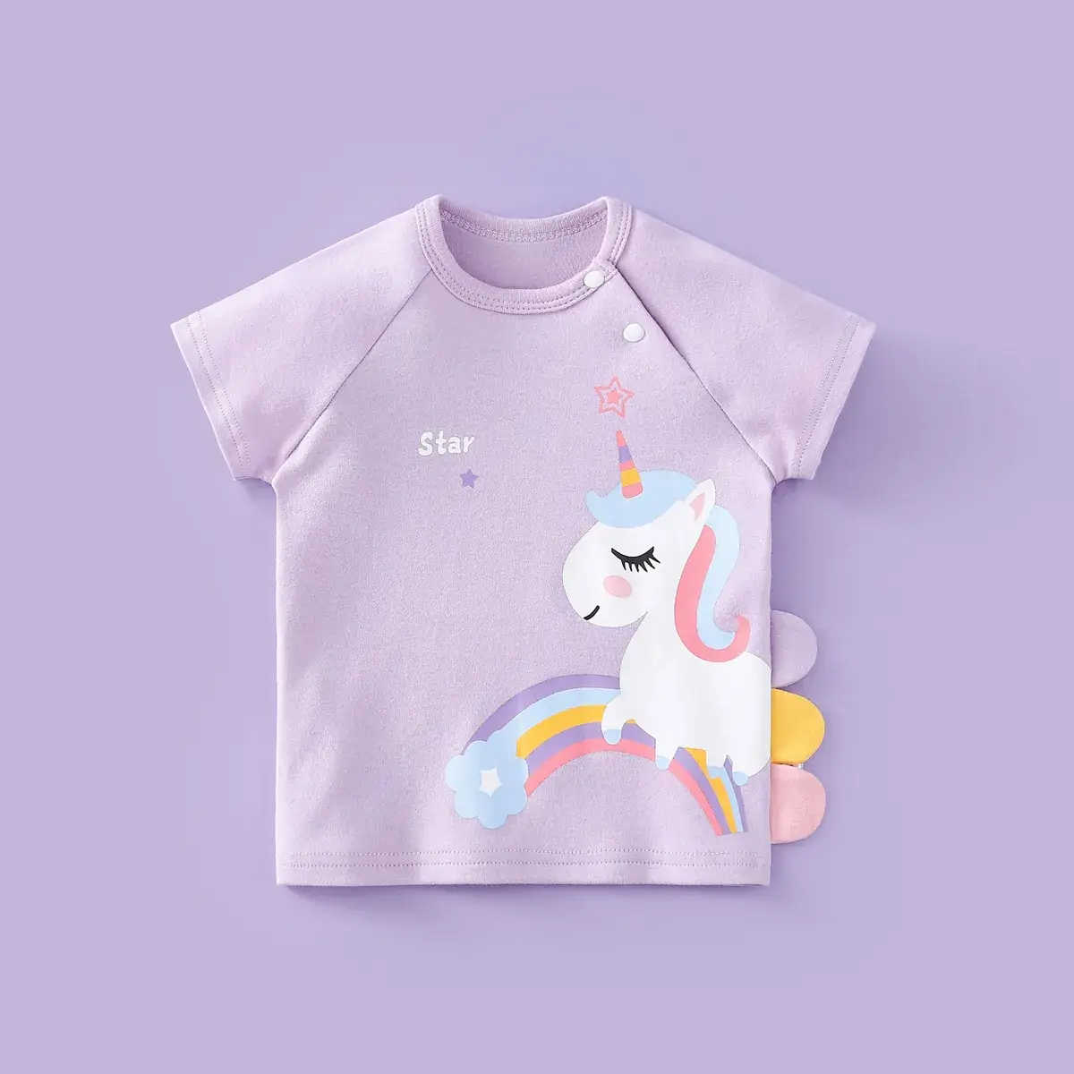Girls White Collar T-Shirt Summer Wear Small Medium - Image 3