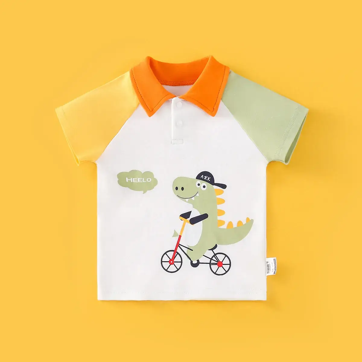 Girls White Collar T-Shirt Summer Wear Small Medium - Image 5
