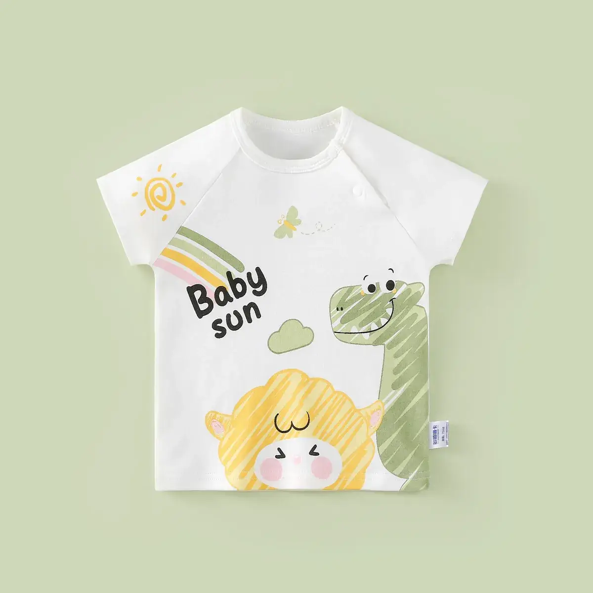 Girls White Collar T-Shirt Summer Wear Small Medium - Image 8