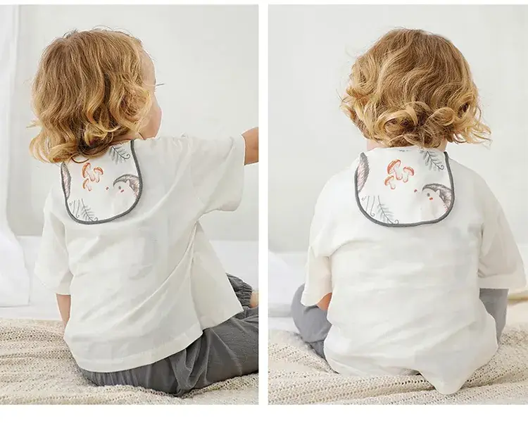 Baby Sweat-Absorbing Back Towel Bamboo Cotton — feature 20