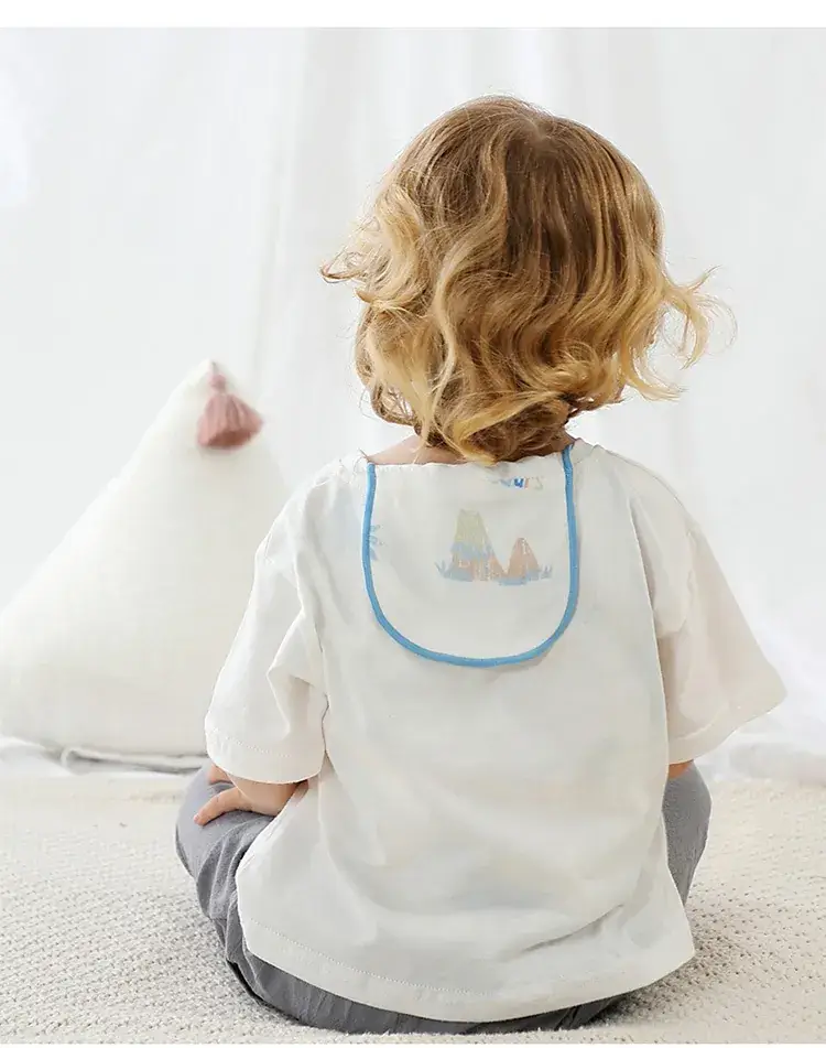 Baby Sweat-Absorbing Back Towel Bamboo Cotton — feature 23