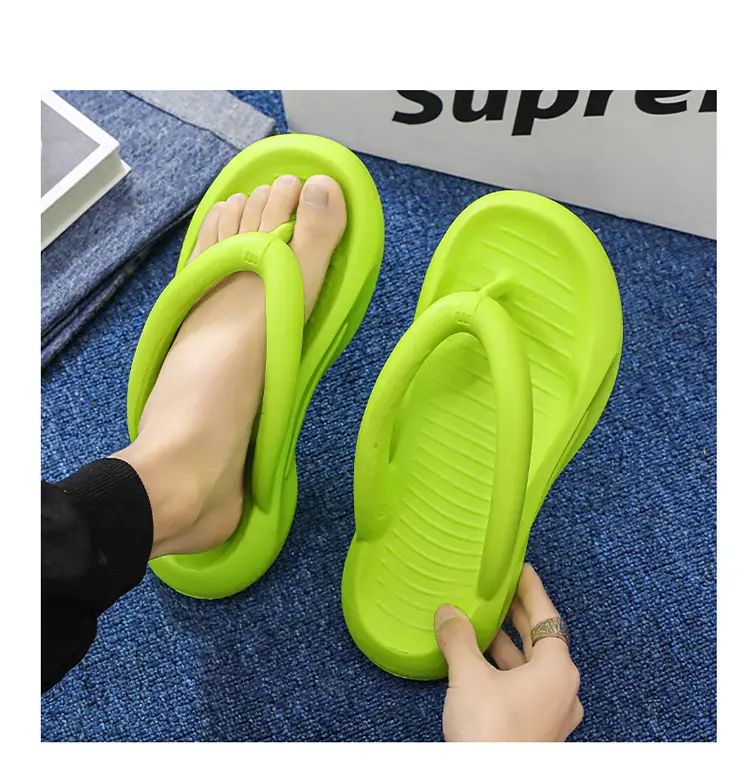 Men Women Casual Flip Flops 3.0cm Thick Bottom — feature 15