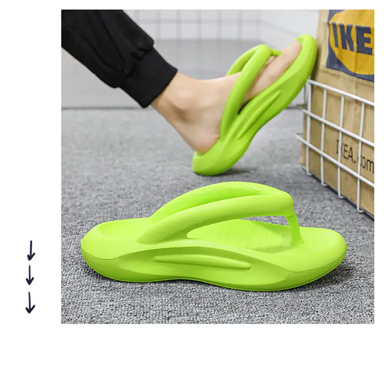 Men Women Casual Flip Flops 3.0cm Thick Bottom — feature 22