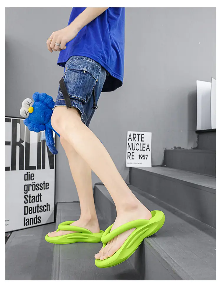 Men Women Casual Flip Flops 3.0cm Thick Bottom — feature 23