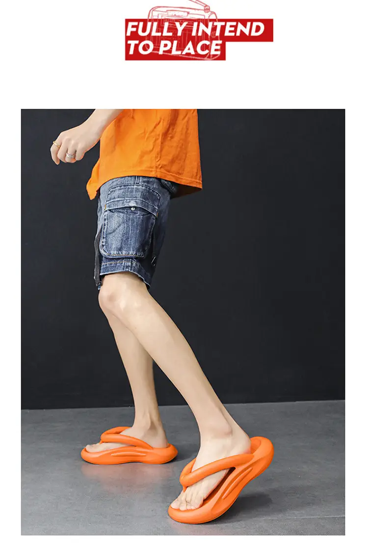 Men Women Casual Flip Flops 3.0cm Thick Bottom — feature 29