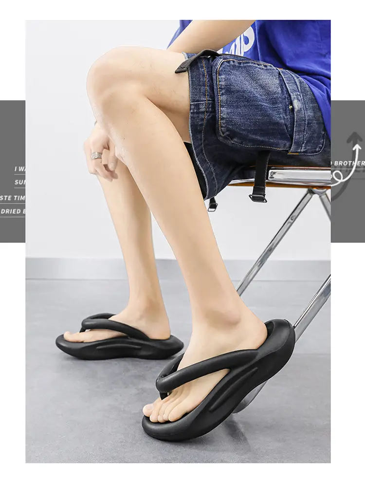 Men Women Casual Flip Flops 3.0cm Thick Bottom — feature 34