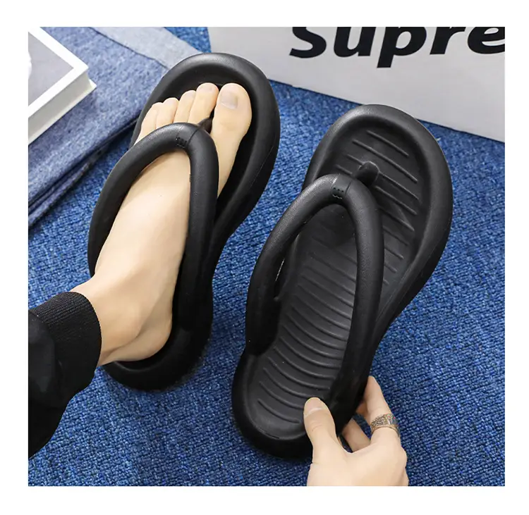 Men Women Casual Flip Flops 3.0cm Thick Bottom — feature 35