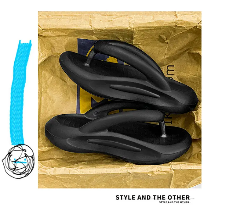 Men Women Casual Flip Flops 3.0cm Thick Bottom — feature 36