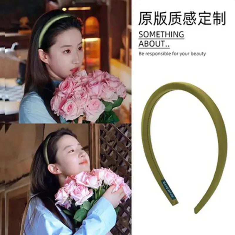 Black Satin Hairpin Women's High-End Hair Press - Image 11