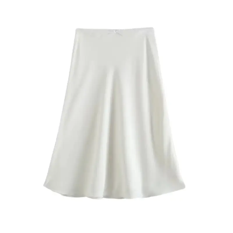 White Lace Sleeveless Vest & Skirt Set — feature 17