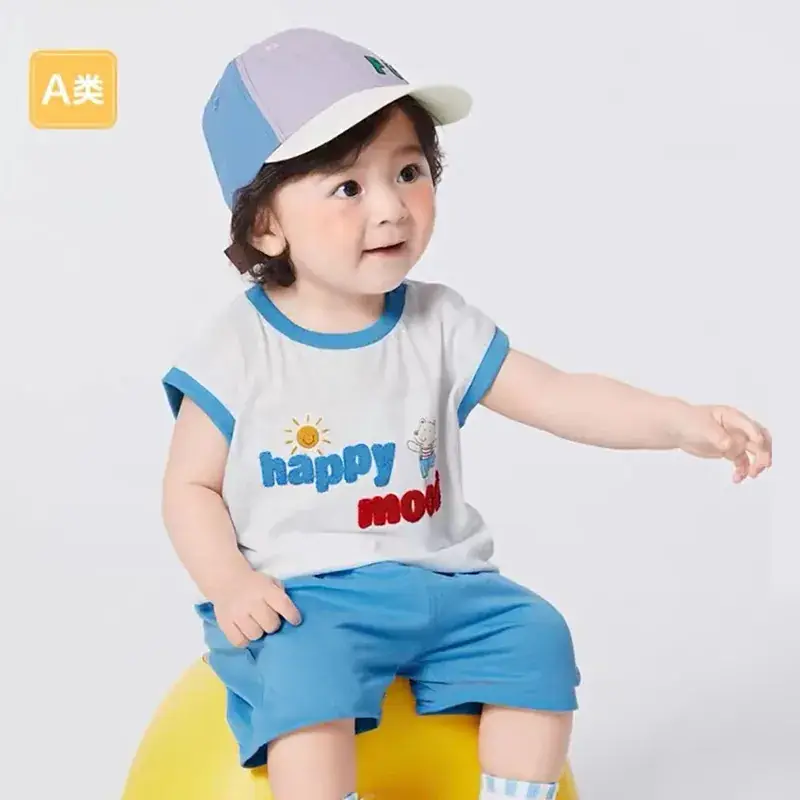 Baby Boy Summer Suit Cotton Shorts Set 2024 - Image 3