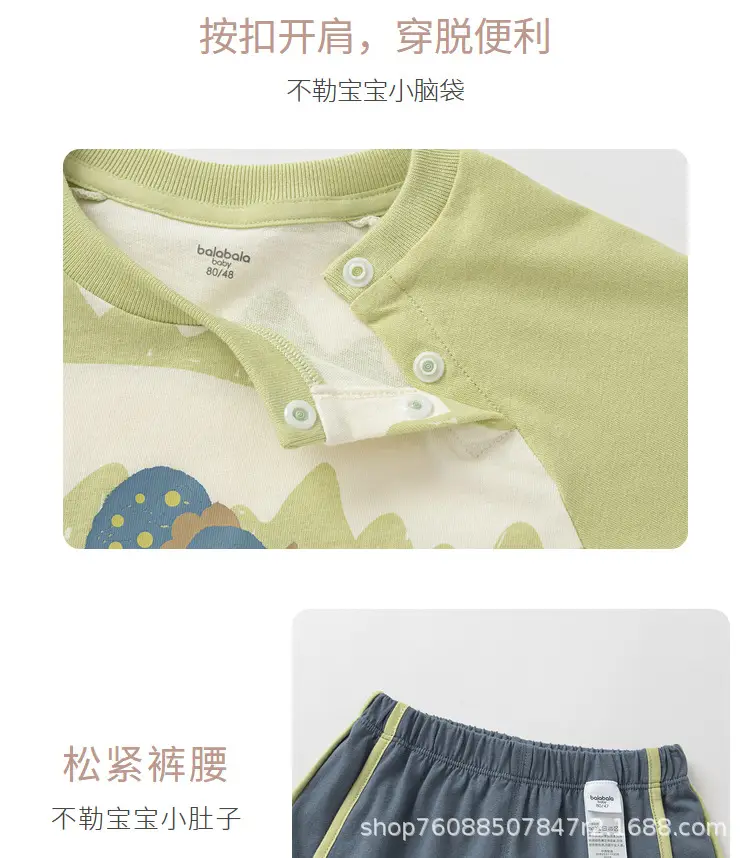 Baby Boy Summer Suit Cotton Shorts Set 2024 — feature 7