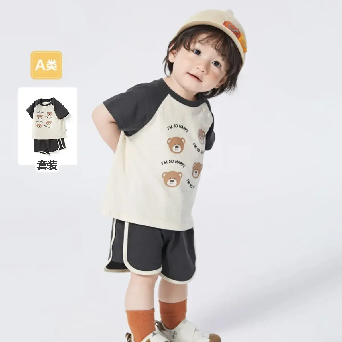Baby Boy Summer Suit Cotton Shorts Set 2024 - Image 2