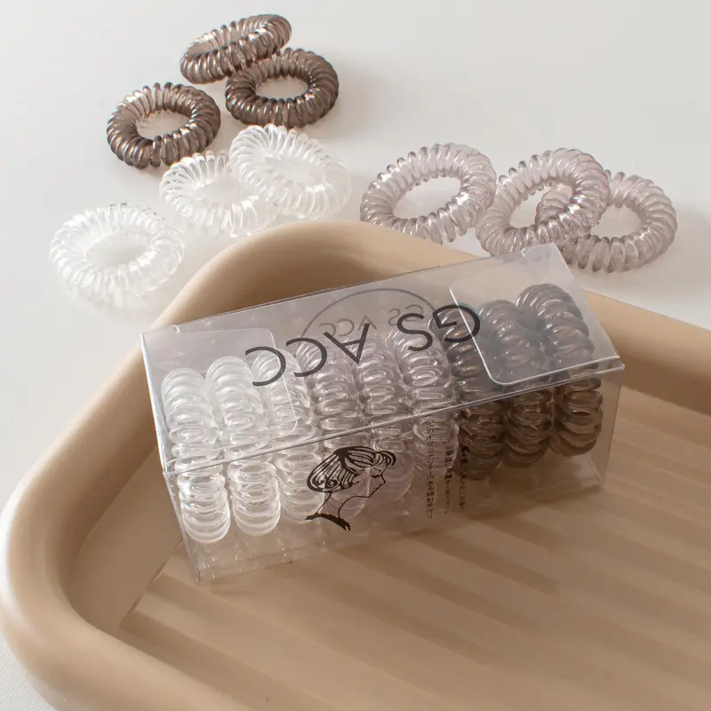 Pink Elastic Hair Bands for Women's Hair Accessories - Image 24