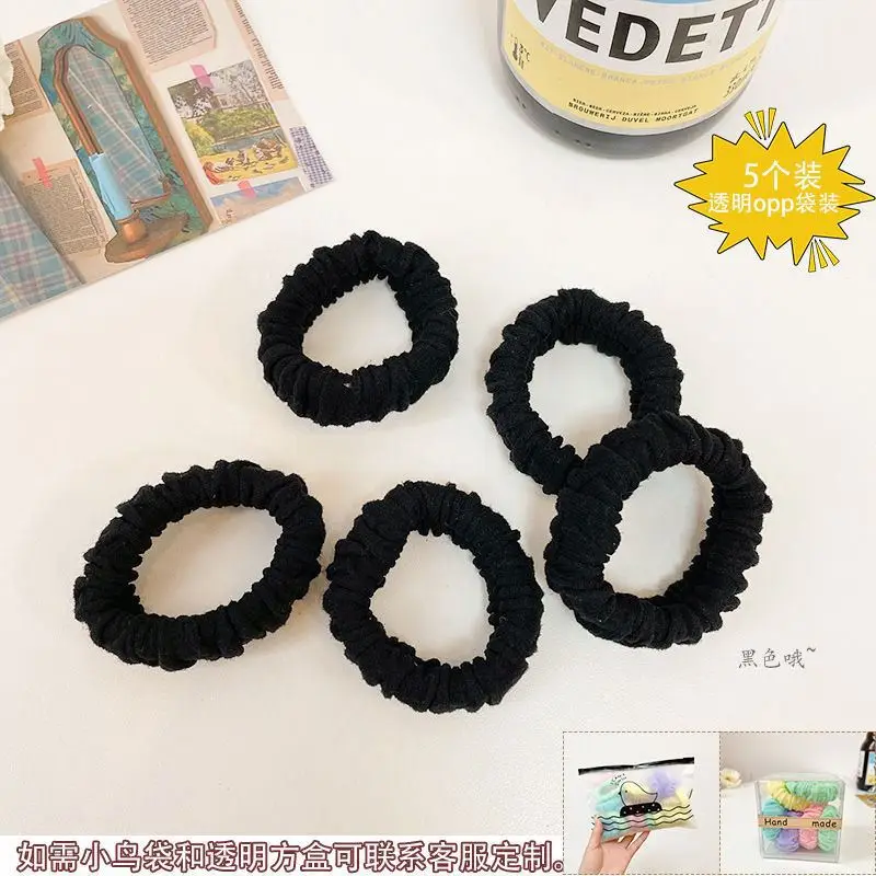 Pink Elastic Hair Bands for Women's Hair Accessories - Image 39